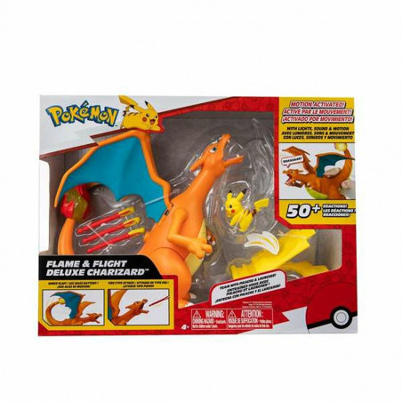 Playset Pokémon Deluxe Charizard vs Pikachu 5 Pieces