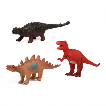 Set de Dinosaurios 28 cm con sonido