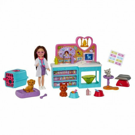 Barbie Chelsea Veterinary Clinic Playset