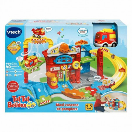 Playset de Vehículos Vtech Maxi Fire Station con sonido