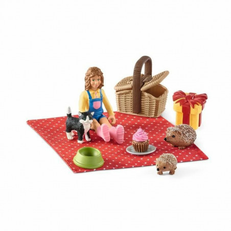 Doll with Pet Schleich 