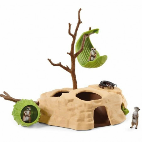 Set of Wild Animals Schleich Meet Meerkats