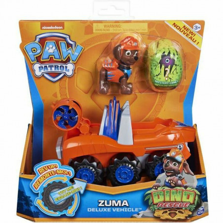 Vehículo The Paw Patrol Zuma Dino Rescue Playset Figura